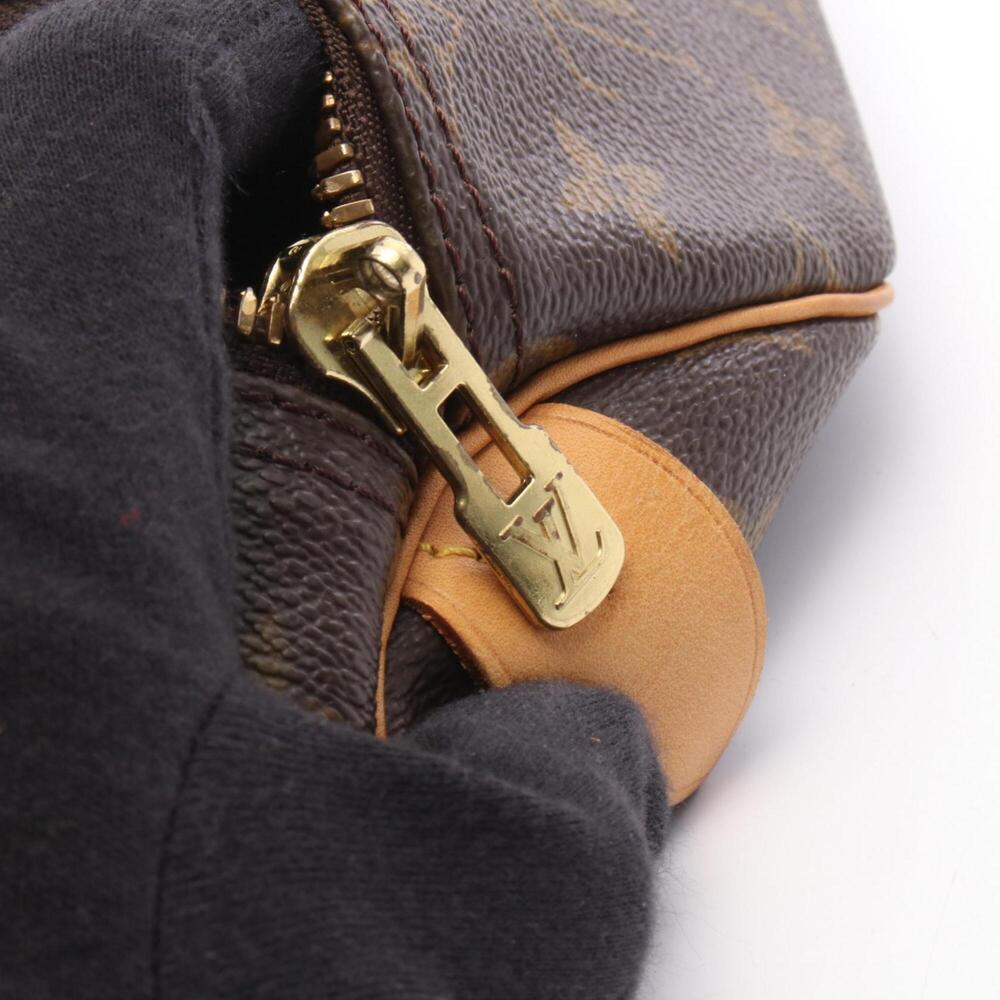 LOUIS VUITTON Brown Monogram Leather Keepall 45 Boston Bag - Picture 11 of 11